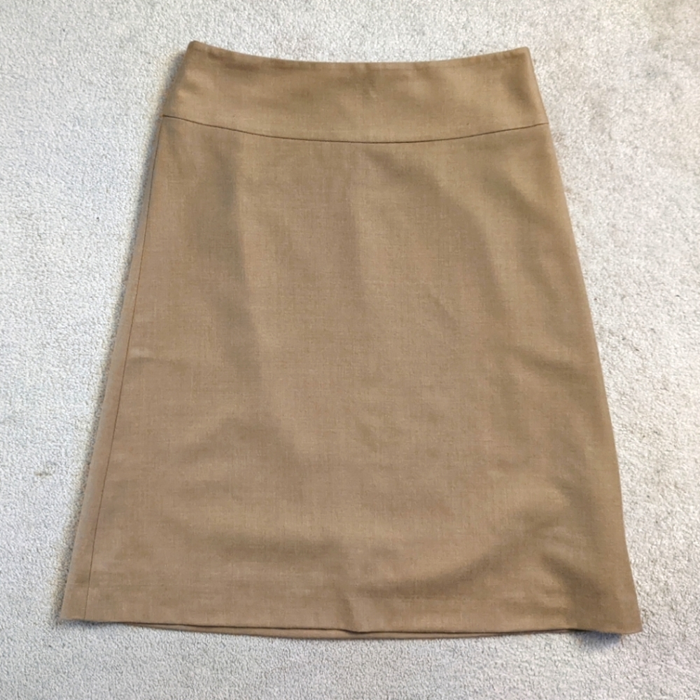 Perfect Condition Wool Camel Work Skirt